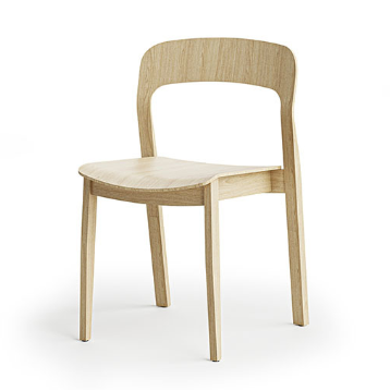 Bon prix Chaise de restaurant empilable en bois massif en contreplaqué de chêne américain placardé en ligne