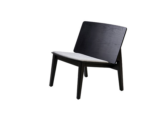 Guter Preis Schwarzer Geschäftslounge-Stuhl aus Bentwood Lounge-Stuhl mit Stoffkissen Online