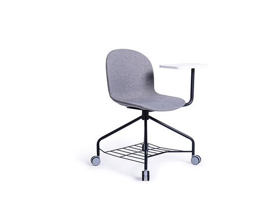 Good price Training Modern Conference Chair Padded Meeting Room Chairs With Swivel Tablet Arm online