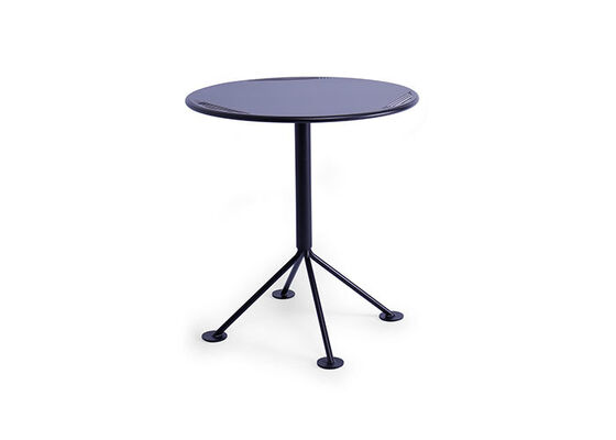 Bon prix Table à bar en métal commercial recouvert de zinc noir pour patio extérieur Café Bistro en ligne
