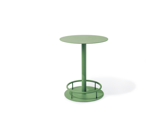 Guter Preis Rundes Outdoor-Stuhl und Tisch Terrasse Café Metall Outdoor-Bistro-Tisch Wetterbeständig Online