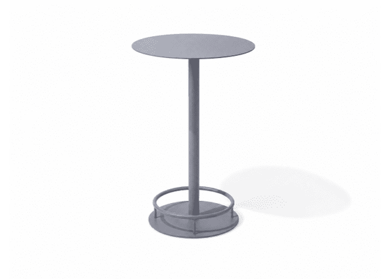 Good price Zinc Plating Outdoor Chair And Table Powder Coated Metal Bistro Table For Patio Pub online