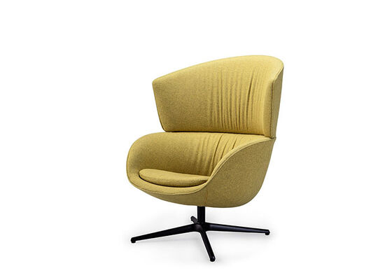Bon prix Chaise de salon commerciale à dos haut en aluminium à l'intérieur Chaise de loisirs en tissu en ligne