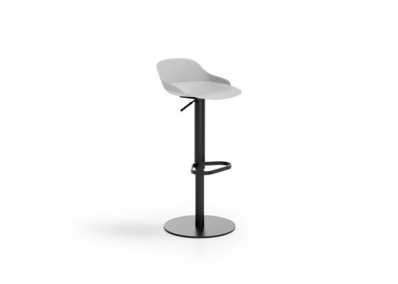 Good price Commercial Grey Modern Swivel Counter Stools 430 * 430mm For Coffee Shops online