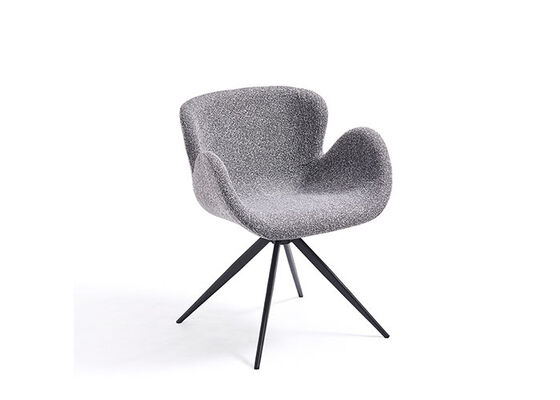 Good price Swivel Restaurant Dining Chair Metal Frame Fabric Dining Chair For Hotel online