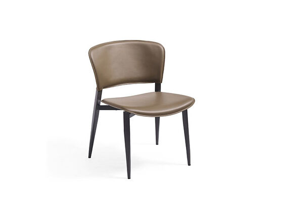 Buen precio Microfibra silla de salón comercial silla de acento de cuero marrón para el hotel en línea